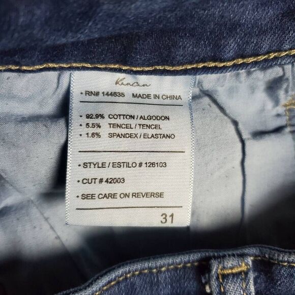 KanCan x Maurices High Rise Ankle Skinny Jeans Sz 31 Raw Hem Stretch - Picture 7 of 8